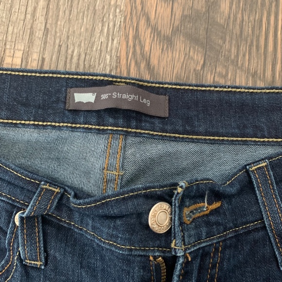 LEVI's 505 Straight Leg Jeans, Size 5/6 - Picture 3 of 8